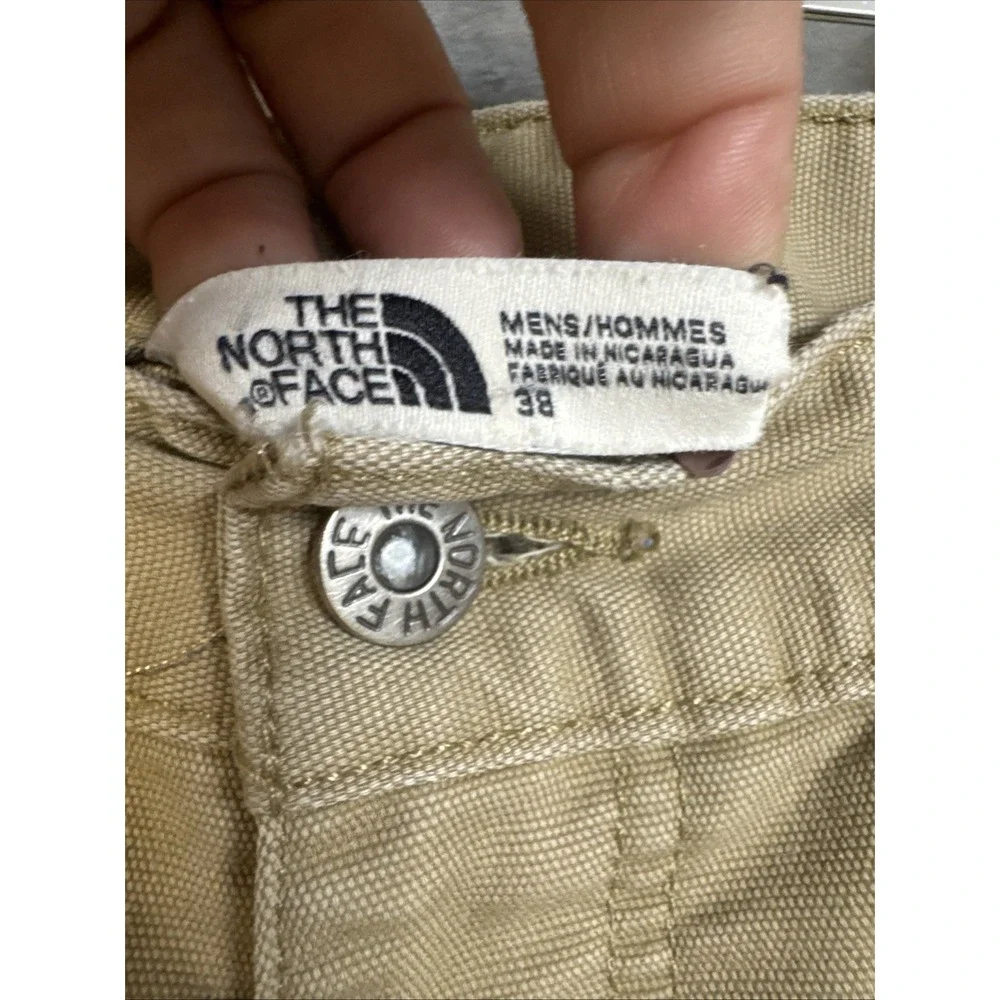 North Face Khaki Cargo Shorts Men's 38
